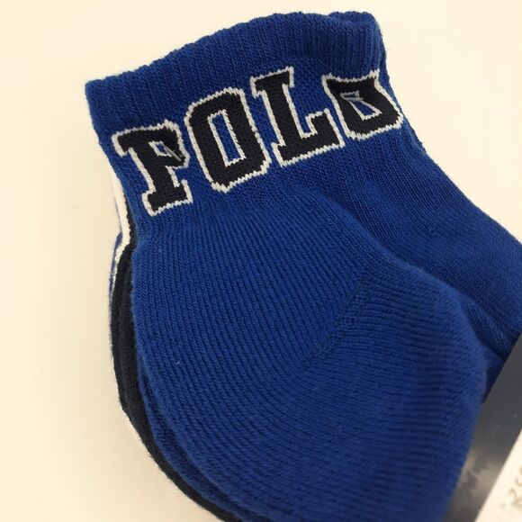 Polo Ralph Lauren Men's  Athletic 6-Pair Quarter Cut Socks  Multicolored - Picture 4 of 9